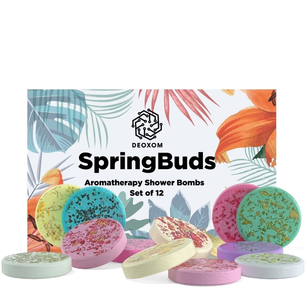 Deoxom Shower Bombs- Natural, Vegan - Shower Steamers- Beauty Essentials